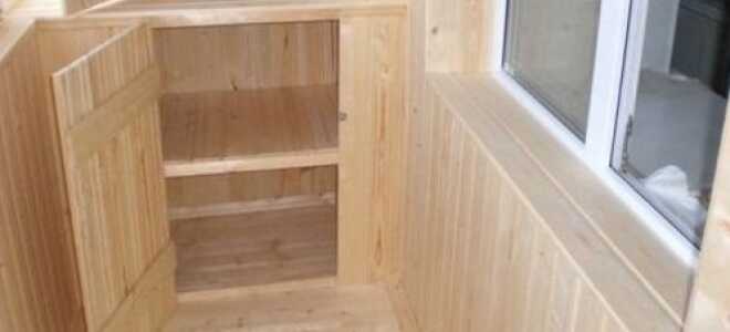 Угловой шкаф на балкон своими руками: инструкция