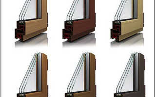 Коричневые пластиковые окна в интерьере вашего помещения