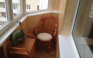 Отделка балкона ламинатом: плюсы и минусы