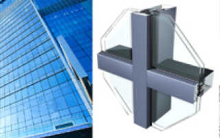 Витражные окна (алюминиевый профиль) — требуют сложного монтажа