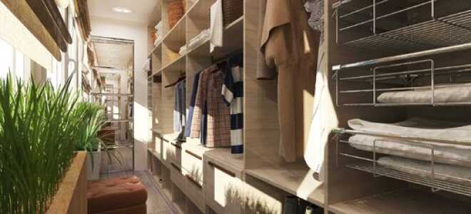 Гардеробная на балконе и лоджии своими руками