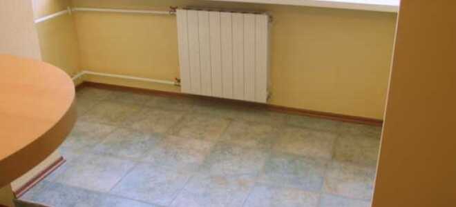 Отопление на балконе: как провести систему «теплый пол»