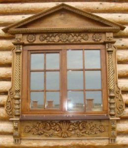 Наличники для окон деревянного дома