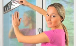 Солнцезащитная зеркальная пленка на окна