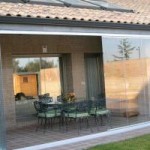 Безрамное остекление коттеджа по технологии Lumon