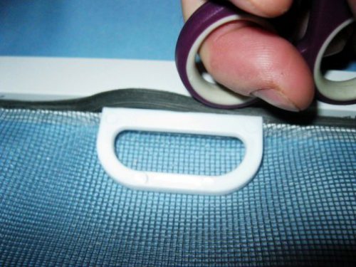 Ручки для москитной сетки своими руками