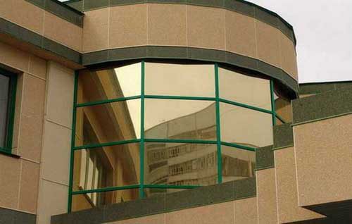 Пластиковые окна зеркальные 