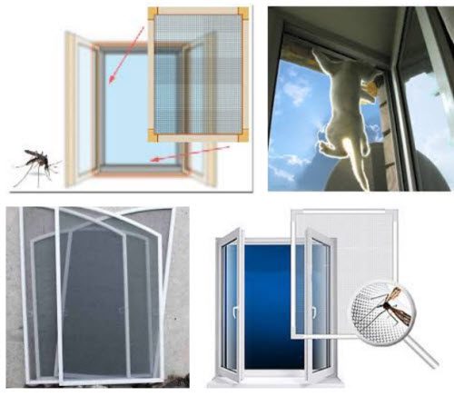 Выбор москитной сетки, виды москитных сеток