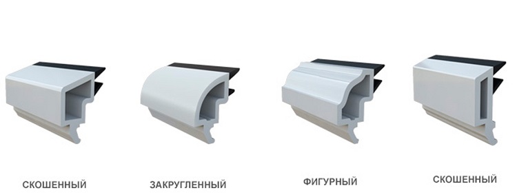 виды штапиков для окон пвх по форме