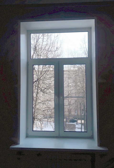 окна с глухой фрамугой