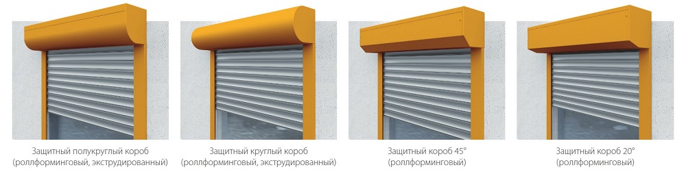 формы короба рольставен